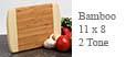 Personalized-Cutting-Boards 11x 8 Bamboo 2 Tone