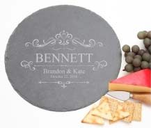 Rnd-Slate-Cheese-Board-Engraved-Wedding-Gift