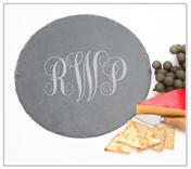 Round Slate Cheese Board Persoanlized